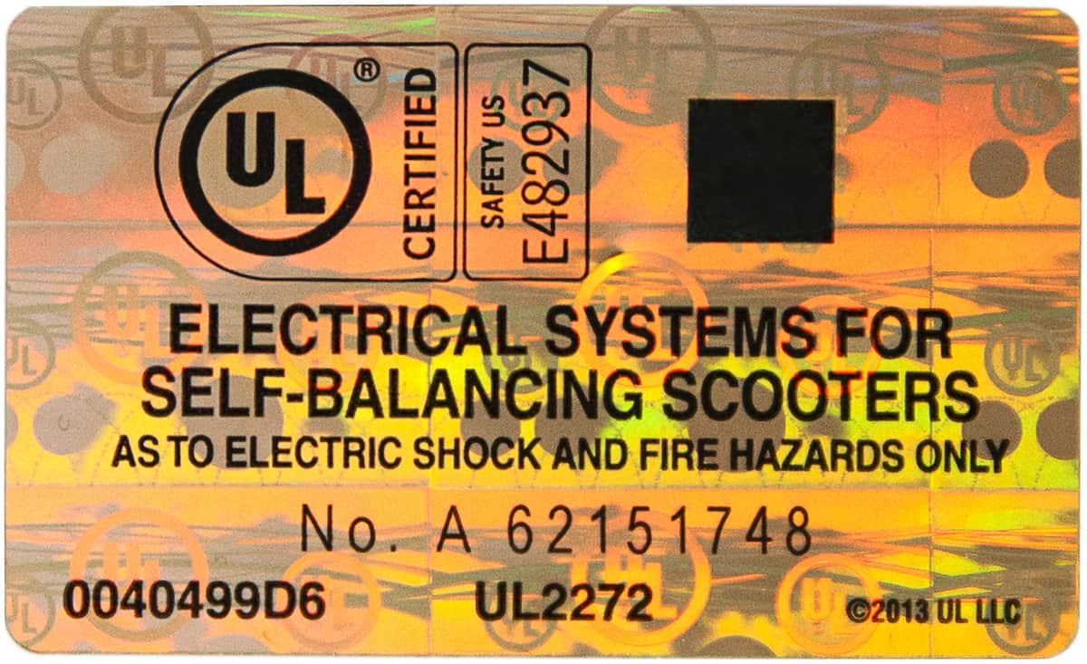 Cos’è la certificazione UL 2272 per gli hoverboard elettrici