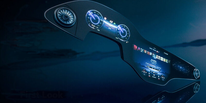 La Mercedes presenta l’Hyperscreen della EQS
